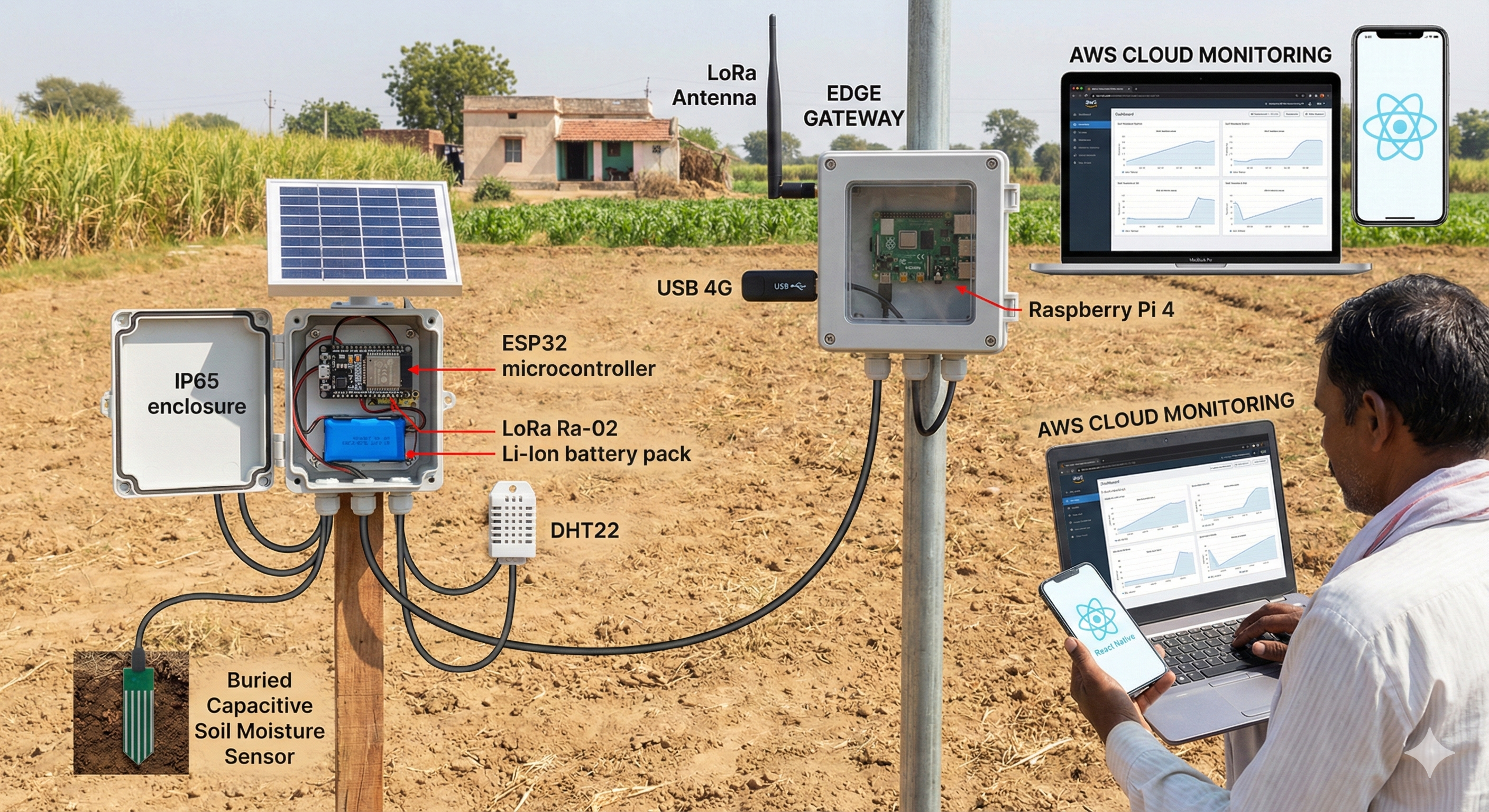 Village Edge Gateway hardware setup